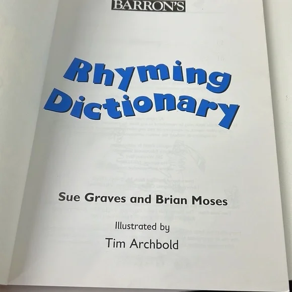 Barron's Rhyming Dictionary - Picture 3 of 8